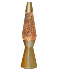 Λάμπα λάβας Total Gift XL1770 Lava Gold Glitter Lamp